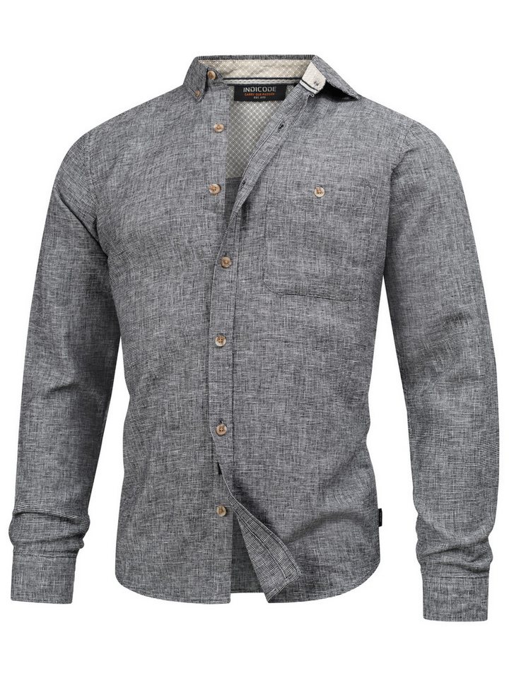 INDICODE Langarmhemd Herren INNiell Herrenhemd Langarm – Bild 2 von 5