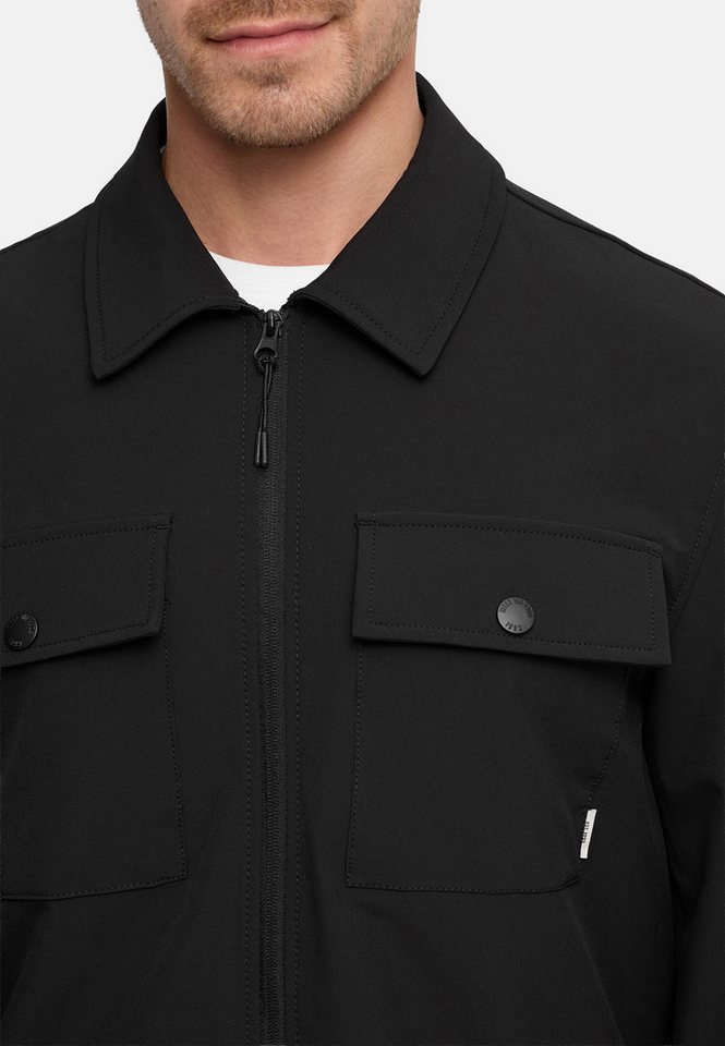 INDICODE Langarmhemd Herren INRommie Overshirt mit zwei Brust-Taschen und Reißverschluss – Bild 4 von 5