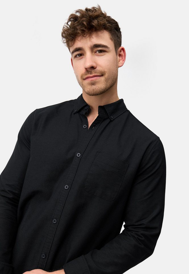 INDICODE Langarmhemd Herren Kepner Herrenhemd Langarm mit Button-Down-Kragen und Brusttasche – Bild 4 von 5