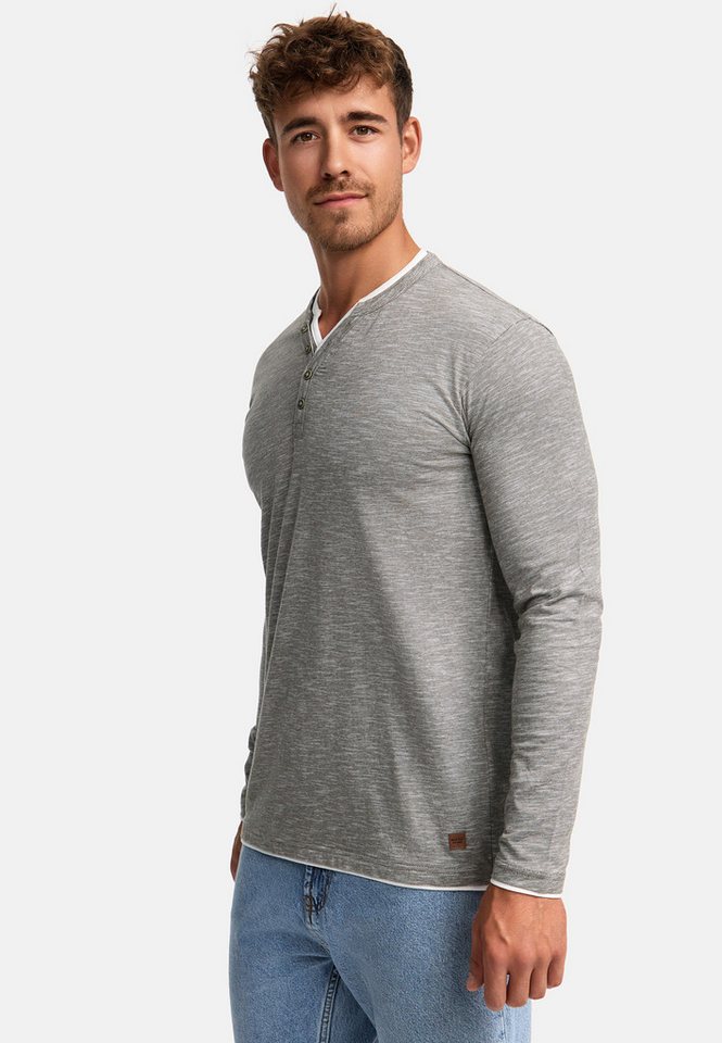 INDICODE Langarmshirt Herren INColeson Shirt Langarm Herrenshirt Langarmshirt aus 100% Baumwolle – Bild 3 von 5