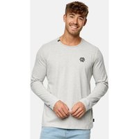 INDICODE Langarmshirt INTrense, Größe S in Weiß