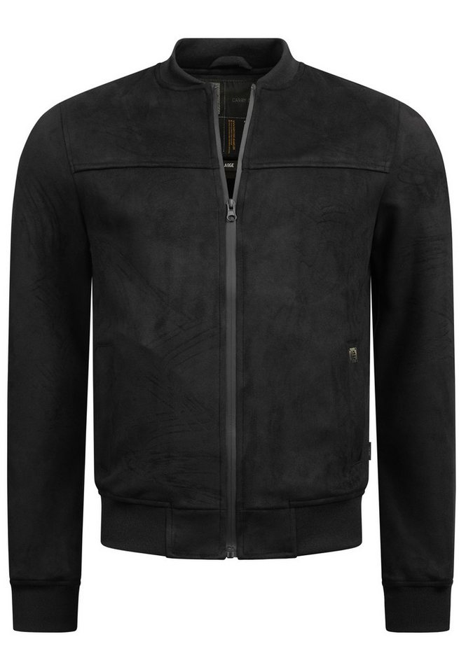 INDICODE Lederimitatjacke Herren Ibon Übergangsjacke Herrenjacke Kunstlederjacke mit Stehkragen – Bild 2 von 5