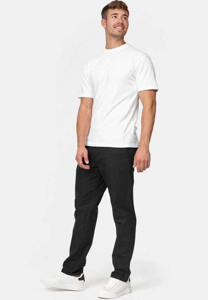 INDICODE Leinenhose Herren Bryne Sommerhose Leinen Herrenhose mit 4 Taschen, Leinen,- Baumwollgemisch – Bild 4 von 5