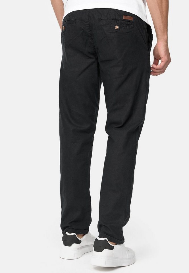 INDICODE Leinenhose Herren Bryne Sommerhose Leinen Herrenhose mit 4 Taschen, Leinen,- Baumwollgemisch – Bild 5 von 5
