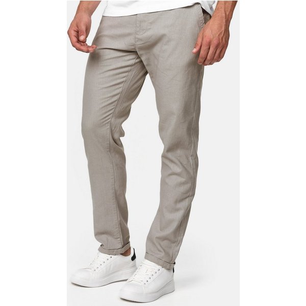 INDICODE Leinenhose Herren Haverfield Sommerhose Leinen Herrenhose mit 4 Taschen