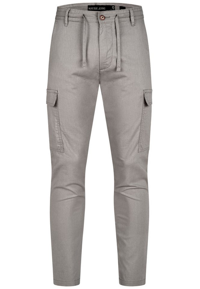 INDICODE Leinenhose Herren Leonardo Sommerhose Leinen Herrenhose mit aufgesetzten Taschen – Bild 2 von 5