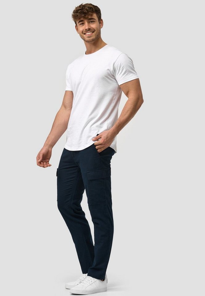 INDICODE Leinenhose Herren Leonardo Sommerhose Leinen Herrenhose mit aufgesetzten Taschen – Bild 5 von 5