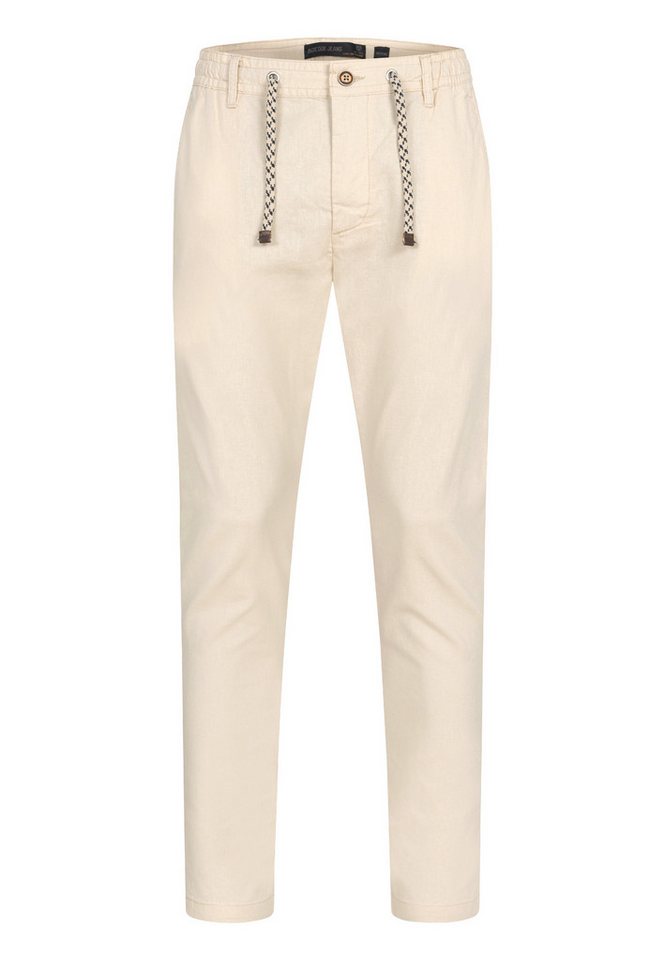 INDICODE Leinenhose Herren Veneto Sommerhose Leinen Herrenhose leichte Sommerhose mit Kordelzug – Bild 2 von 5