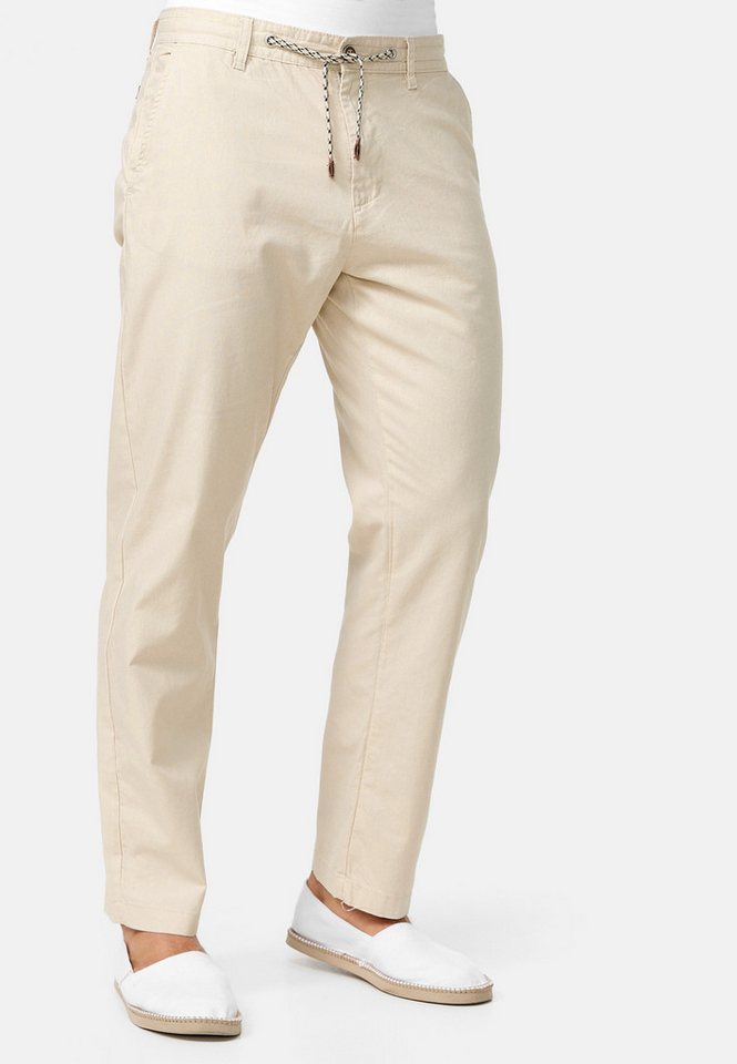 INDICODE Leinenhose Herren Veneto Sommerhose Leinen Herrenhose leichte Sommerhose mit Kordelzug – Bild 4 von 5