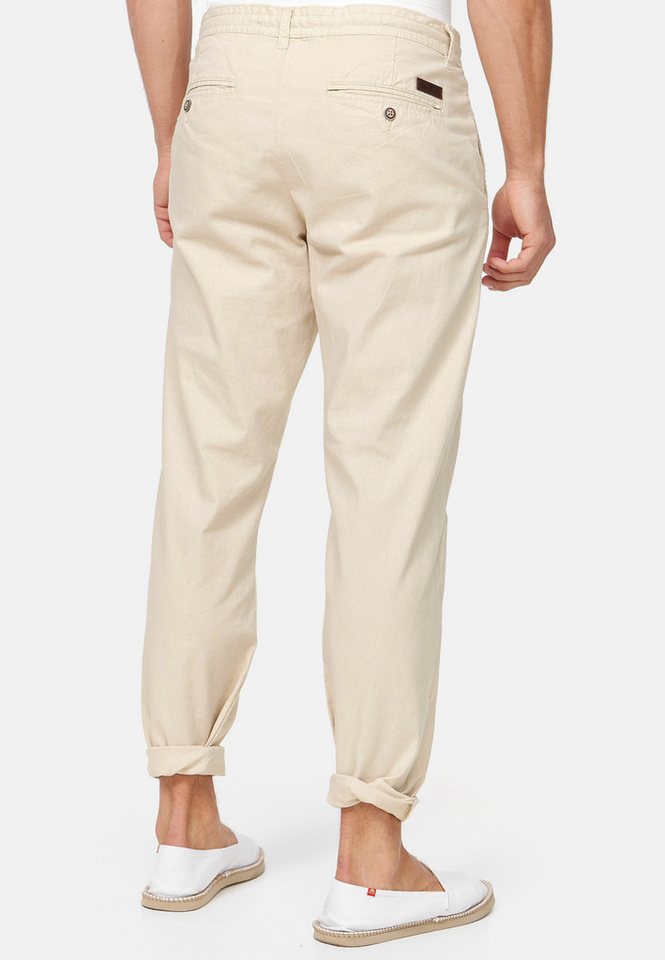 INDICODE Leinenhose Herren Veneto Sommerhose Leinen Herrenhose leichte Sommerhose mit Kordelzug – Bild 5 von 5