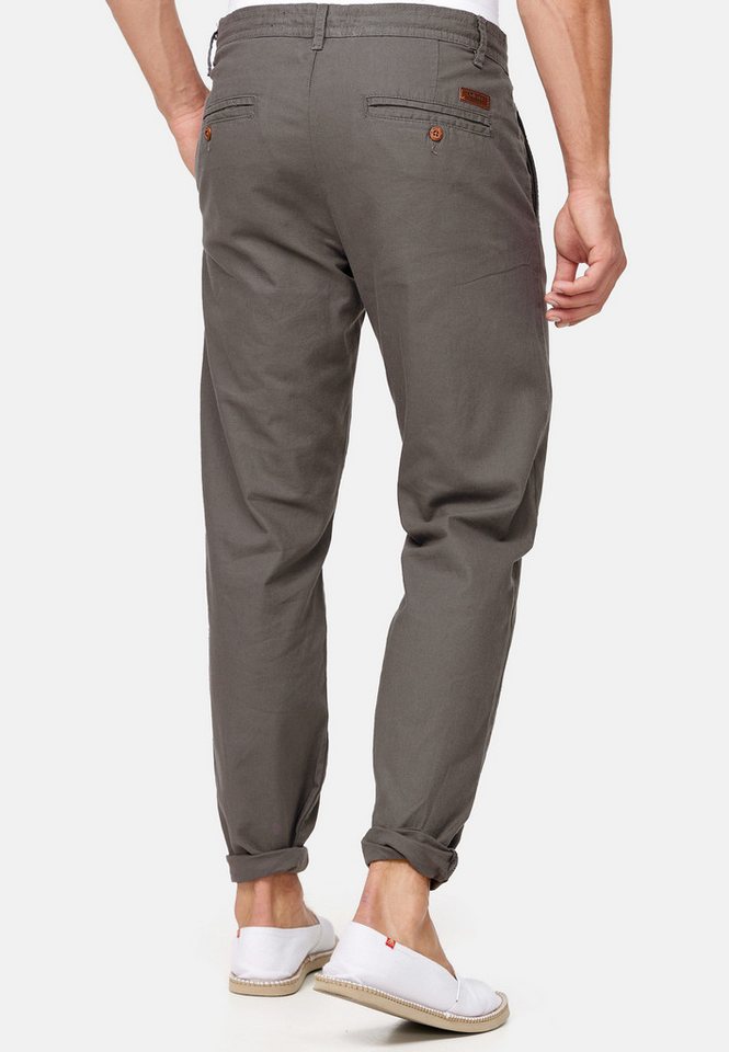 INDICODE Leinenhose Herren Veneto Sommerhose Leinen Herrenhose leichte Sommerhose mit Kordelzug – Bild 5 von 5