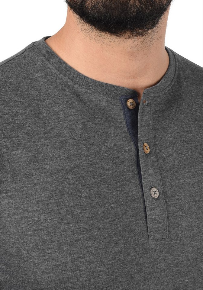 INDICODE Rundhalsshirt IDGifford Longsleeve mit Knopfleiste – Bild 5 von 5