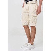 INDICODE Shorts Cargo Blixt, Größe XL in Beige