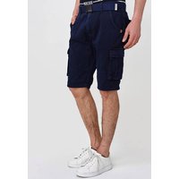 INDICODE Shorts Cargo Blixt, Größe S in Blau
