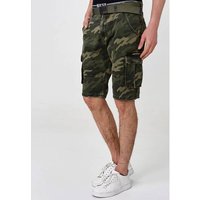INDICODE Shorts Cargo Blixt, Größe XL in Grün