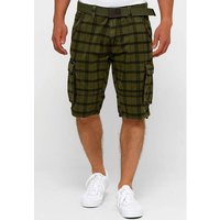 INDICODE Shorts Cargo Blixt, Größe XXL in Grün