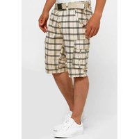 INDICODE Shorts Cargo Blixt, Größe S in Beige