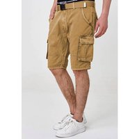 INDICODE Shorts Cargo Blixt, Größe XL in Gelb