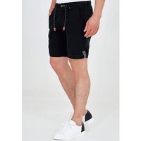 INDICODE Shorts Leinen Beauvals, Größe S in Schwarz