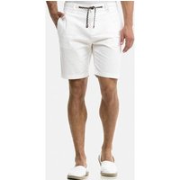 INDICODE Shorts Leinen Bowmanville, Größe XL in Weiß