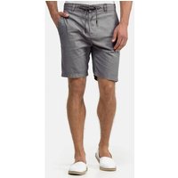 INDICODE Shorts Leinen Bowmanville, Größe S in Grau