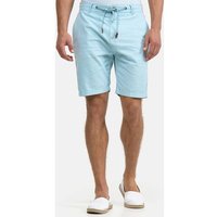 INDICODE Shorts Leinen Bowmanville, Größe S in Blau