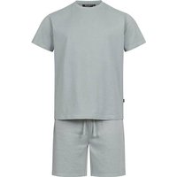 INDICODE Shorts & Shirt Set Comfy, Größe M in Blau