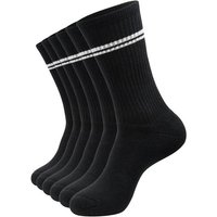 INDICODE Socken 6 Paar INLouis, Größe 43/46 in Schwarz