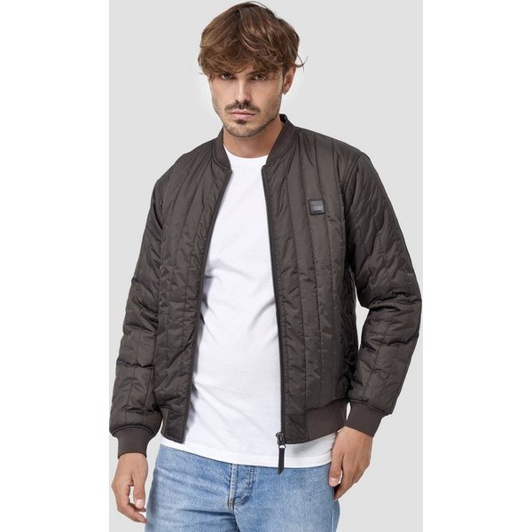 INDICODE Steppjacke Herren Clavell Herrenjacke Daunen-Optik gesteppte Bomberjacke