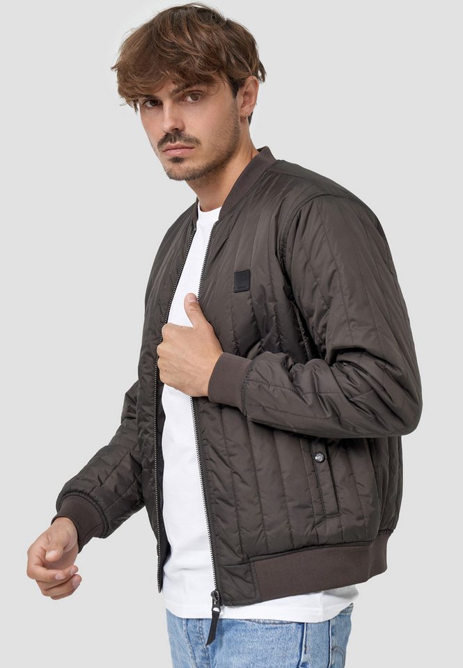 INDICODE Steppjacke Herren Clavell Herrenjacke Daunen-Optik gesteppte Bomberjacke – Bild 3 von 5