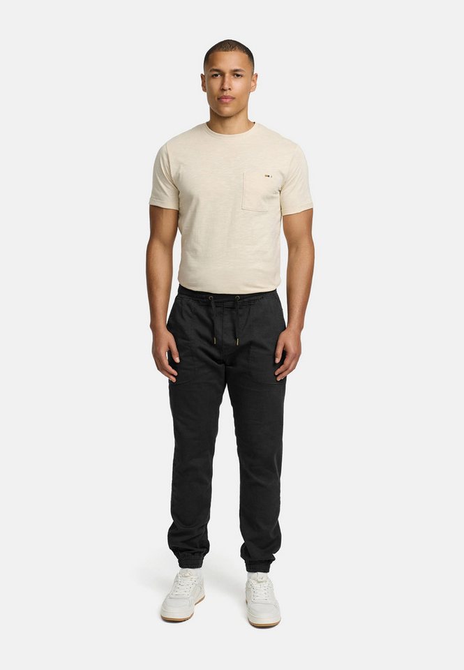 INDICODE Stoffhose Herren Nizar Herrenhose Freizeithose Männer mit elastischem Bund und Kordelzug – Bild 4 von 5