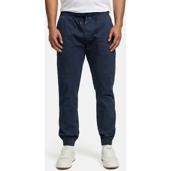 INDICODE Stoffhose Herren Nizar Herrenhose Freizeithose Männer mit elastischem Bund und Kordelzug