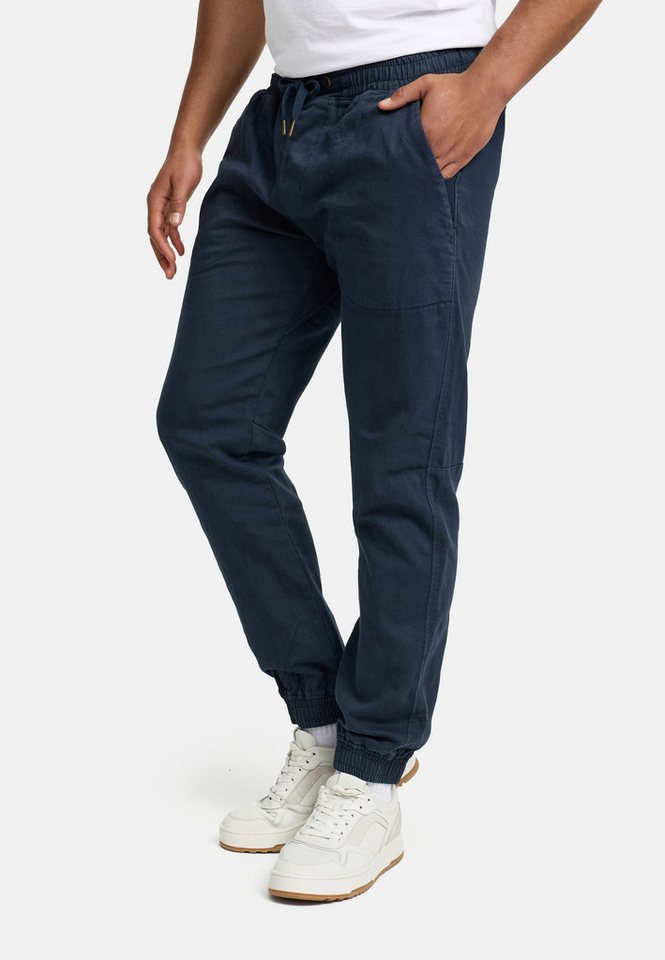 INDICODE Stoffhose Herren Nizar Herrenhose Freizeithose Männer mit elastischem Bund und Kordelzug – Bild 2 von 5