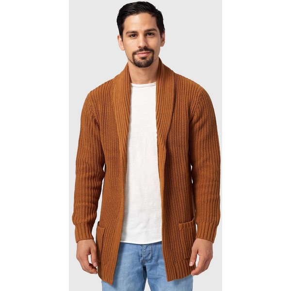 INDICODE Strickjacke Herren Anaheim Herrenstrickjacke mit 2 aufgesetzten Taschen