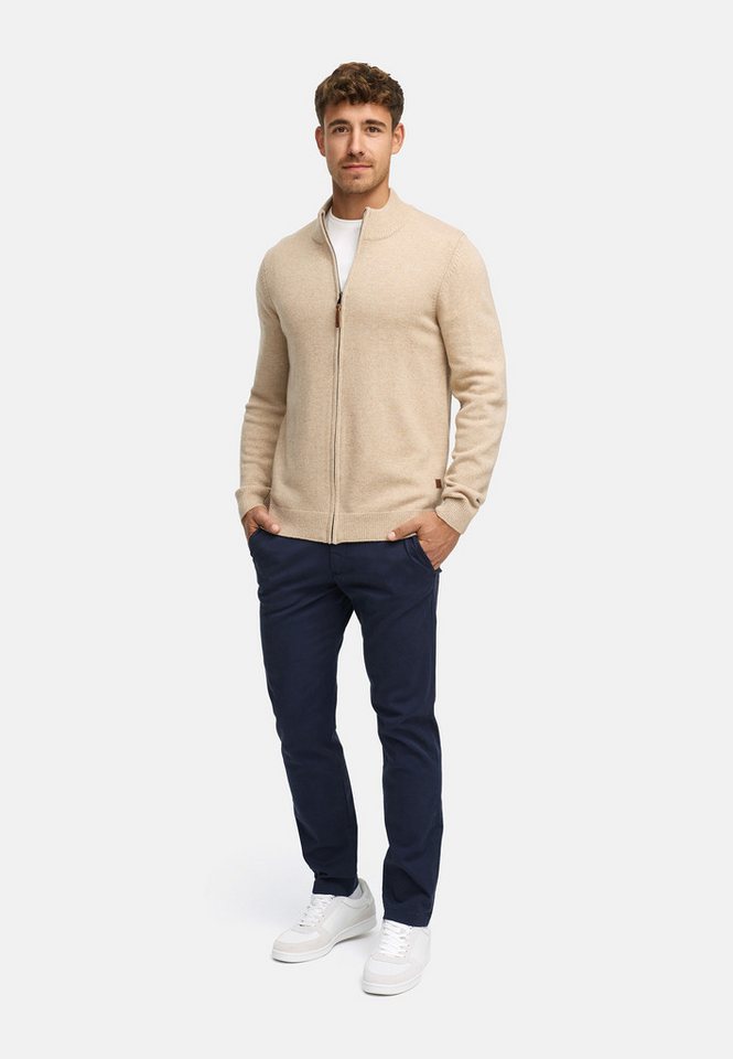 INDICODE Strickjacke Herren INMargous Cardigan Herrenstrickjacke Moderne Strickjacke mit Reißverschluss und Stehkragen – Bild 5 von 5