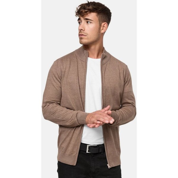 INDICODE Strickjacke Herren Lau Herrenstrickjacke
