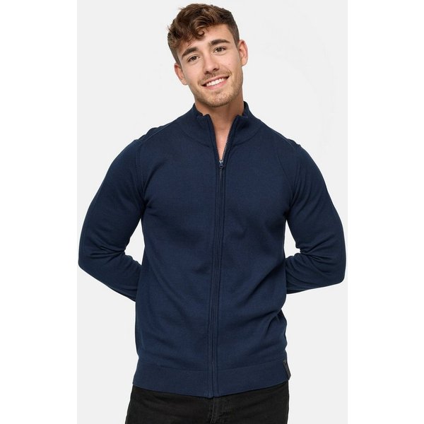 INDICODE Strickjacke Herren Lau Herrenstrickjacke