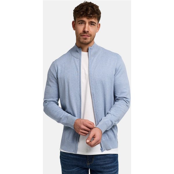 INDICODE Strickjacke Herren Lau Herrenstrickjacke