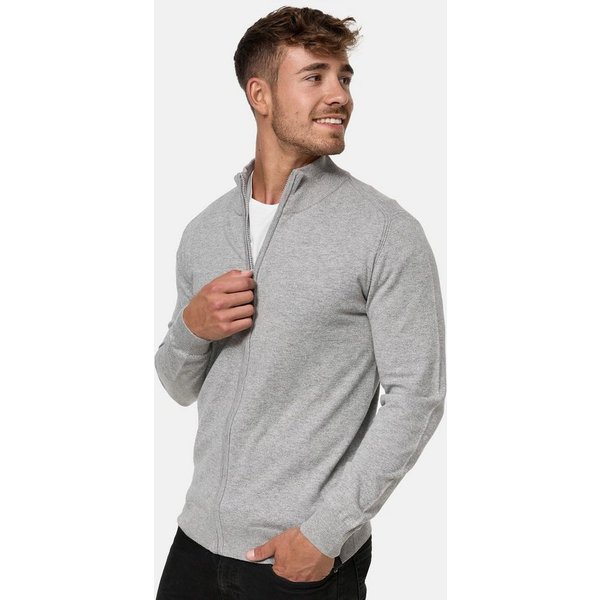 INDICODE Strickjacke Herren Lau Herrenstrickjacke
