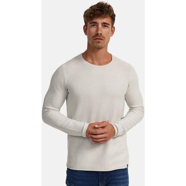 INDICODE Strickpullover Herren Loakim Pullover Herrenpullover aus elastischer Baumwoll-Qualität, Rundhalsausschnitt
