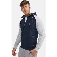 INDICODE Sweatjacke Arbutus, Größe L in Blau