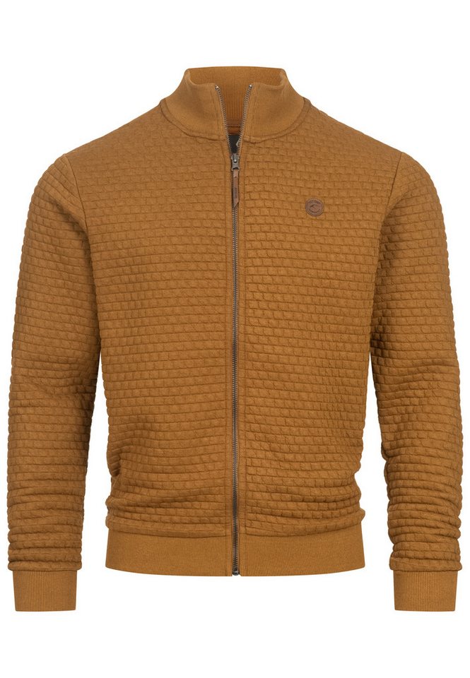 INDICODE Sweatjacke Herren Bermie Herrenjacke Reißverschluss mit strukturierter Oberfläche – Bild 2 von 5