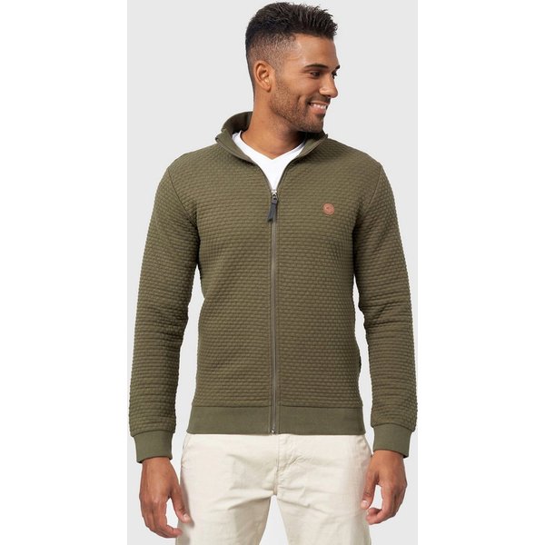 INDICODE Sweatjacke Herren Bermie Herrenjacke Reißverschluss mit strukturierter Oberfläche