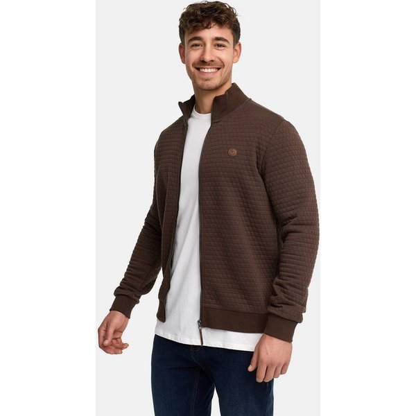 INDICODE Sweatjacke Herren Bermie Herrenjacke Reißverschluss mit strukturierter Oberfläche