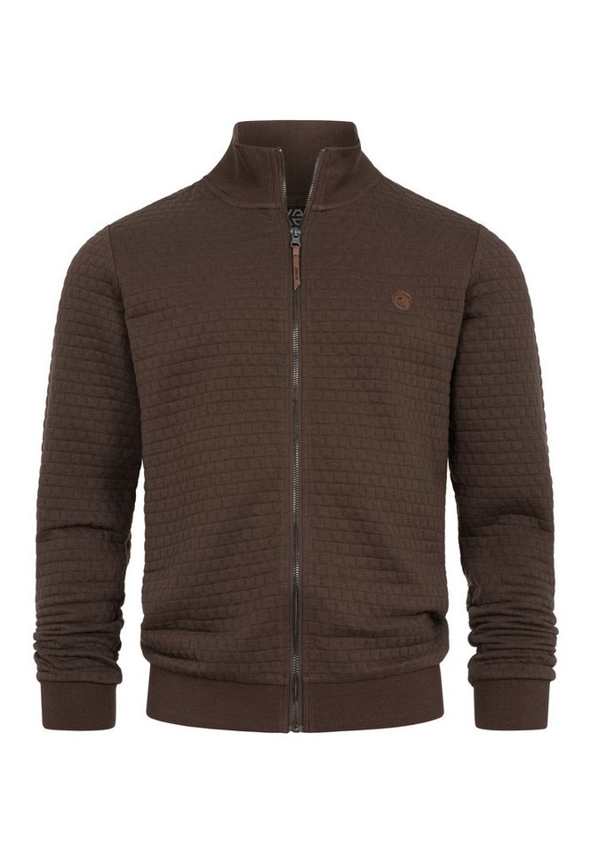 INDICODE Sweatjacke Herren Bermie Herrenjacke Reißverschluss mit strukturierter Oberfläche – Bild 2 von 5