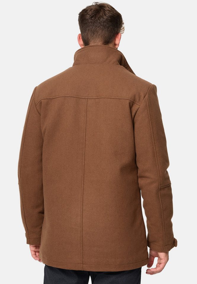 INDICODE Wintermantel Herren Brittany Mantel Winter Herrenmantel mit wattierter Innenjacke und Zippertaschen – Bild 5 von 5