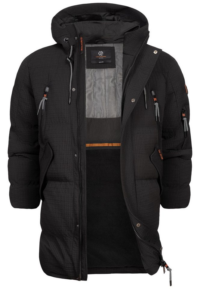 INDICODE Wintermantel Herren INLondoy Jacke Winter Herrenjacke Parka mit markanter Struktur und Kapuze – Bild 2 von 5