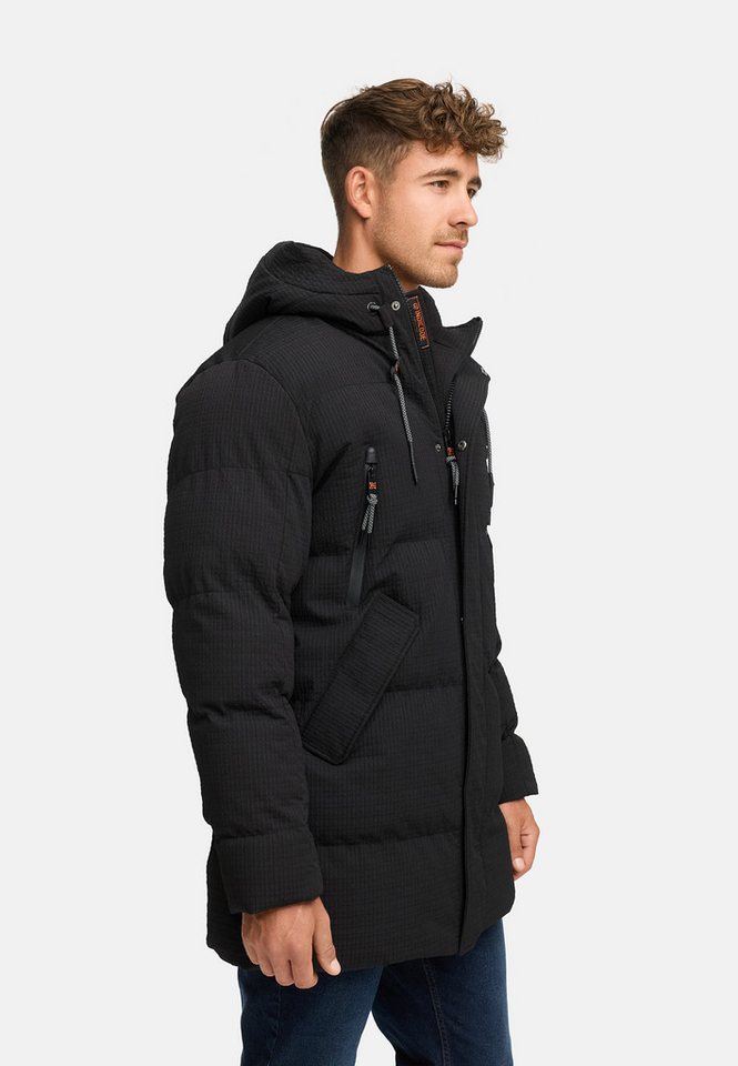 INDICODE Wintermantel Herren INLondoy Jacke Winter Herrenjacke Parka mit markanter Struktur und Kapuze – Bild 3 von 5