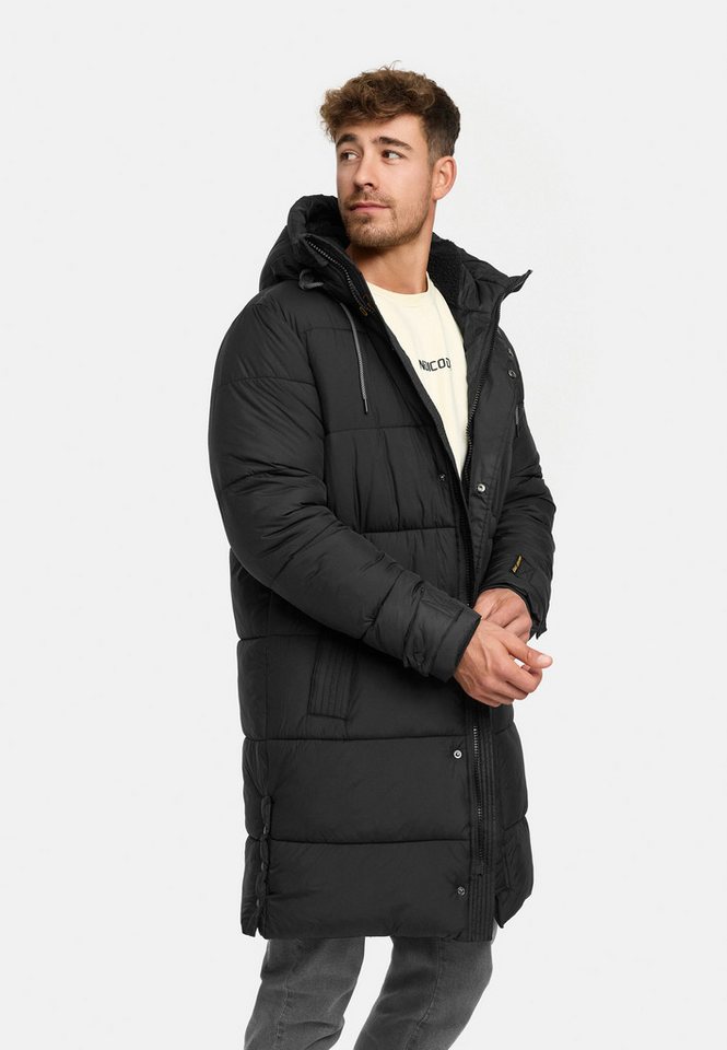 INDICODE Wintermantel Herren INStuds Jacke Winter Herrenjacke Herren Parka mit Kapuze, warm gefüttert – Bild 3 von 5