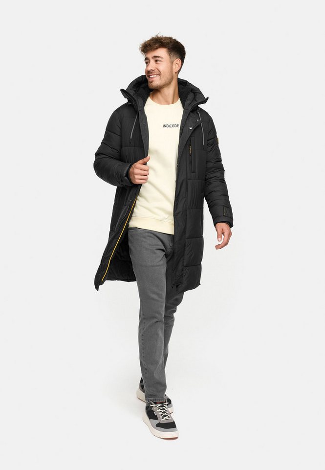 INDICODE Wintermantel Herren INStuds Jacke Winter Herrenjacke Herren Parka mit Kapuze, warm gefüttert – Bild 5 von 5